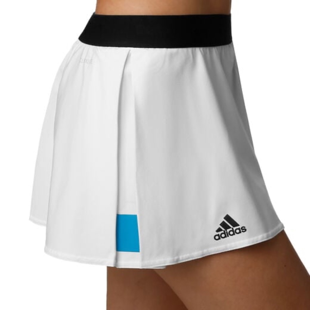 Adidas Girls White Tennis Skirt with shorts underneath (skort) - Picture 4 of 6